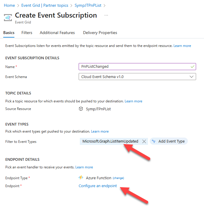 Create Event Subscription Preview Image